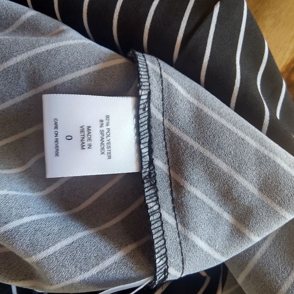New York & Company dress, pin strip black&white, - Picture 4 of 5
